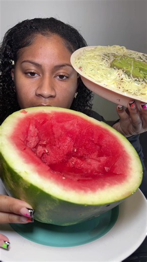 Have you tried the @Chipotle watermelon bowl? #foodie #creatorsearchinsights #mukbang