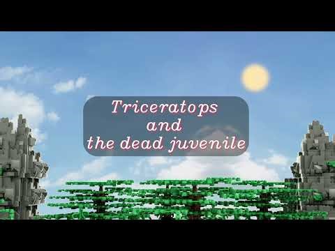 Teaser trailer - Lego Triceratops and the dead juvenile.