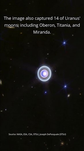 Uranus - James Webb Space Telescope