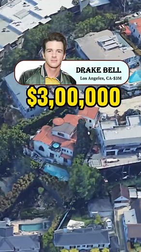 This is Drake Bell's former residence in California, valued at over $3 million.#celebrity #fyp #house | Real Estate of Stars