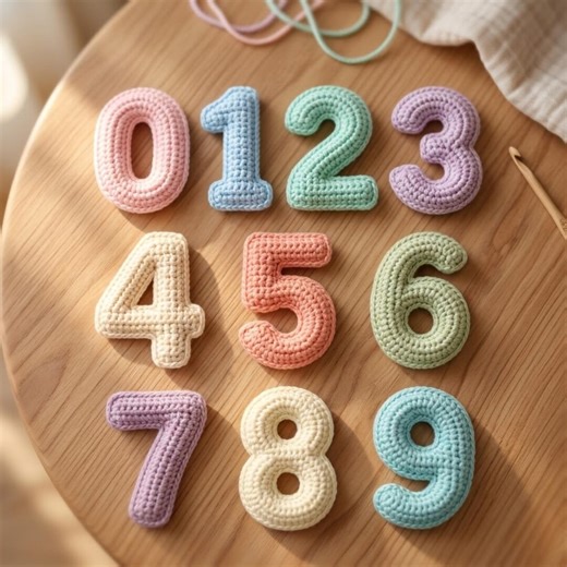 Numbers Crochet Pattern: Amigurumi Plush Numbers DIY PDF Tutorial - Etsy Canada