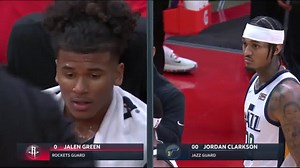 1M views · 10K reactions | Jalen Green and Jordan Clarkson make NBA history as the first two players of Filipino descent to play in the same game.  #NBA75  | NBA Philippines | Facebook