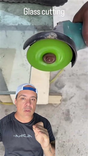 Green diamond disc that cuts GLASS, PORCELAIN and GRANITE without breaking 😱