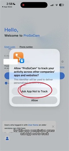 Install ProCoCam APP With Email Guide
