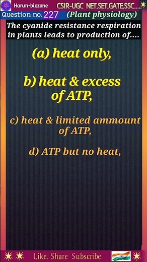 life science mcq227 by harun sir #csirnetlifescience #mcqsseries #mcqbiology #setexam