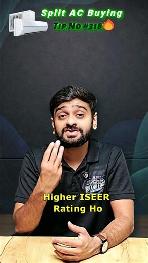 Split AC Tonnage vs ISEER Truth ❄️ #shorts #shortvideo #short #splitac