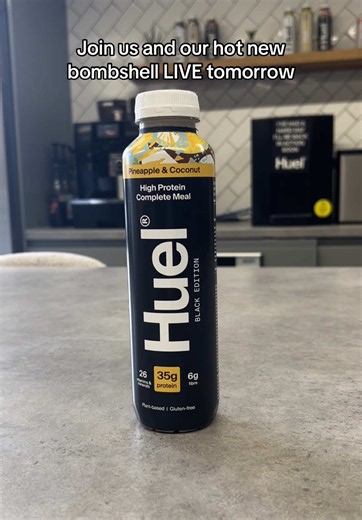 SIGN UP TO JOIN OUR LIVE TOMORROW ✍️ #live #huel #new