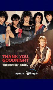 Mark your calendars! Next Friday, April 26th, the documentary, THANK YOU, GOODNIGHT: THE BON JOVI STORY drops on Hulu. Check out Episode 2 to see my cameo in this epic storytelling of Jon’s life with the band. See you all on screens next week! If you want to dive deeper, my own autobiography covers some of this era working with Bon Jovi. My book LIVIN’ ON A PRAYER: BIG SONGS BIG LIFE is available on #amazon at https://amzn.to/3S6A31W | Desmond Child