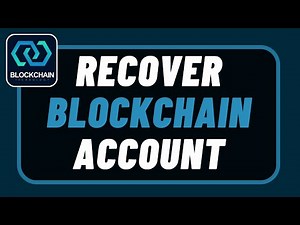 How To Fix Blockchain Lost Recovery Phrase - Recover Blockchain Account !
