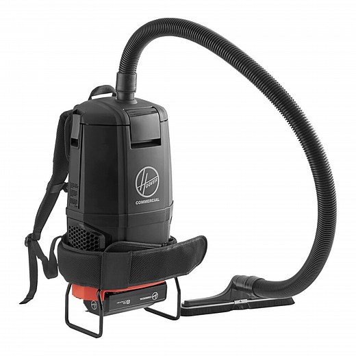 Hoover CH93600 Cordless Backpack Vacuum Kit with 10 Bags, 8.0 Ah Battery, and Charger - 40V