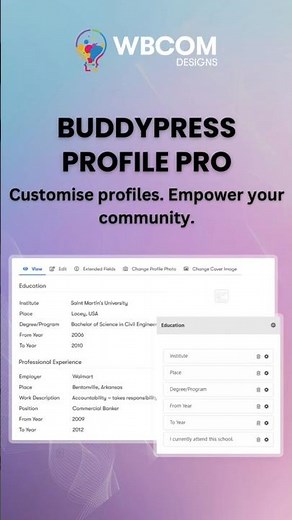 Create Dynamic Member Profiles | BuddyPress Profile Pro