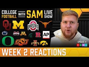 Week 2 Reaction | Texas SHOCKS Ohio State | Lessons & Takeaways | AP Top 25 Reaction