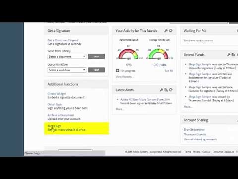 Using Mega Sign with a .CSV | Adobe Acrobat
