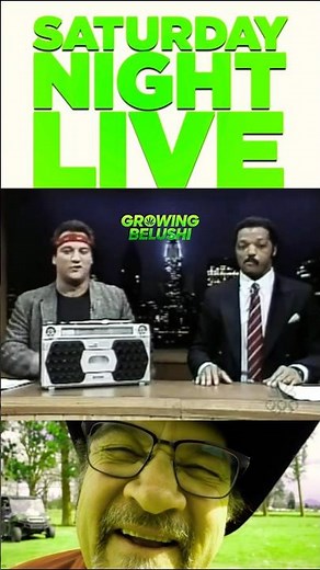 📻 Jesse Jackson with Rappin' Jimmy B on SNL #jimbelushi #johnbelushi #danaykroyd #thebluesbrothers
