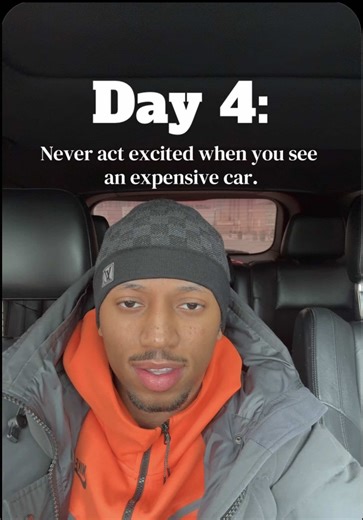 Day 4/40: This is specifically about geeking over other peoples cars. To attract nicer things you have to already be that version of yourself. Think: Would rich you be super excited & taking pictures? No. Because that would be your everyday lifestyle! 💡Follow for day 5, your next subconscious shift drops tomorrow. Act like you’ve been here… and you’ll soon be. Normalize success in your mind, and your reality will follow. #subconsciousmind #mindsetshift #manifestationtips #successtips