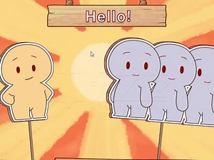 “剧”说口语--话题1-打招呼 Hello.#启蒙早教 #幼儿英语启蒙#抖加小助手 #干货分享 #࿆创作灵感