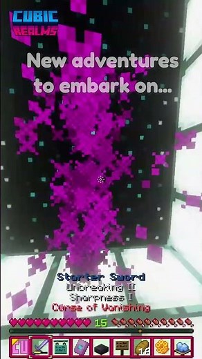 NEW Realm Code MCBE 26.0! Cubic Utopia 6.2 SMP Realm #minecraft #realmcode #minecraftrealm