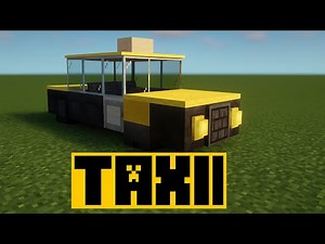 Minecraft Taxi Tutorial – Einfaches Fahrzeug bauen!