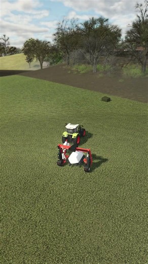 Most satisfying baling run (800% speed) #farmingsimulator #farming #fs25