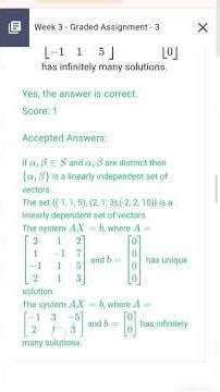 Week 3 Graded Assignment Maths 2 #bsdegree #iitmadras #exam #mathematics #trendingshorts #viralvideo