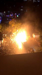 TERRIFYING! Twitter user @b1ttybee captured this video of a propane tank explosion in San Marcos. WHAT WE KNOW: http://bit.ly/2rKfOP1 | CBS Austin