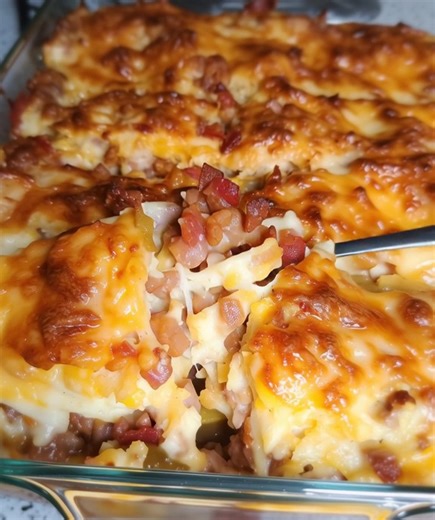 46K views · 157 reactions | "I brought this to a church potluck and it vanished in 7 minutes. Someone actually licked the pan. I’m not kidding." Recipe in First Coʍmеոτ  | Easy Recipes | Facebook