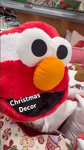 CHRISTMAS DECOR DECORATIVE THROW PILLOWS ELMO CANDY CANES & MORE #tjmaxxfinds #throwpillows