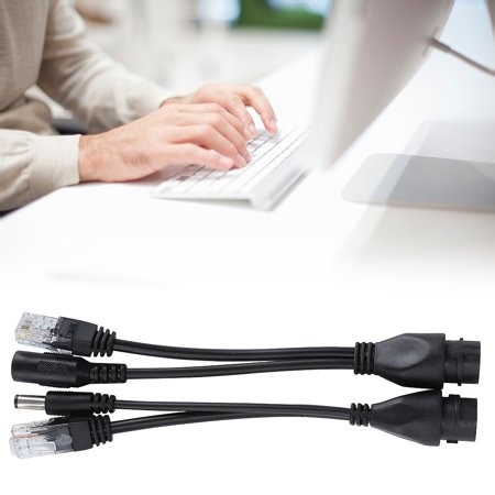 Nonstandard Waterproof POE Adapter Cable With Splitter For DC12V, High Performance, Durable, Use With IEEE 802.3af At Power Supply, Expand - Walmart.ca