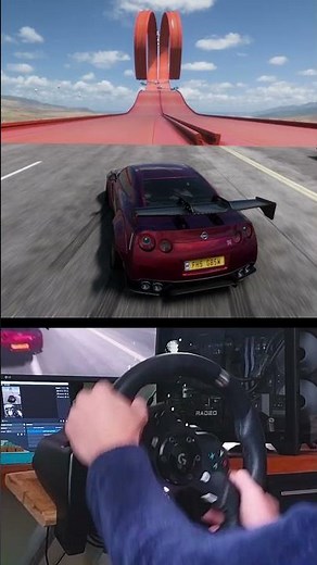 Nissan GTR R35 – Forza Horizon 5 | Logitech G920 Steering Wheel