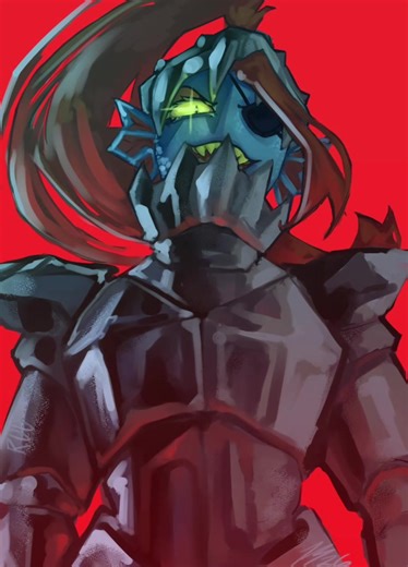 Undyne Speedpaint: Art Inspired by Undertale
