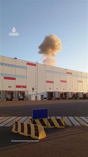 Ukrainian strikes hit Russian logistics center