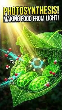 : Plants Are Eating Sunlight?! The Secret Behind Photosynthesis” in 60 Seconds! 3D Chemical Equation