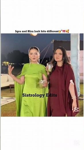 Iqra and Hira look hits different💅🎀🥰#sistrology #edits