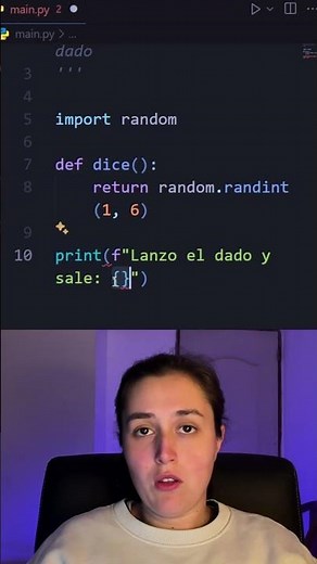 Simular un dado usando python!