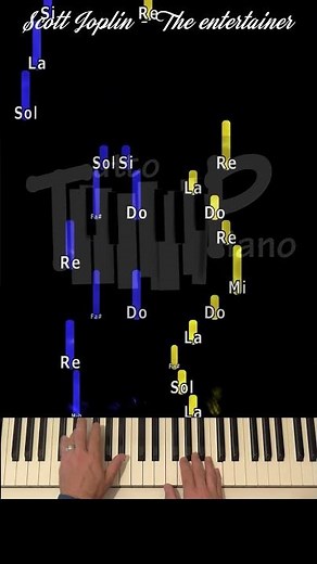 Comment jouer au piano "The entertainer" de Scott Joplin (version intermédiaire)