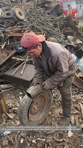 Broad-Bed Irrigation with a Pump-Fed Water Bar