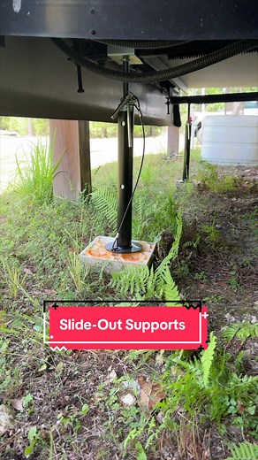 Stop Camper Slide-Out Sagging with Support Jacks
