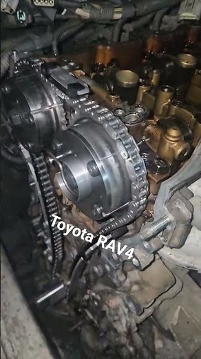 timing chain marks Toyota RAV4. #mecanica #timingchain #adomicilio #fly
