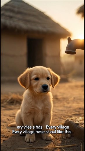 He Had No Owner… But Everyone Knew Him 🐶🌾 | Emotional Village Puppy Story #puppy #ai