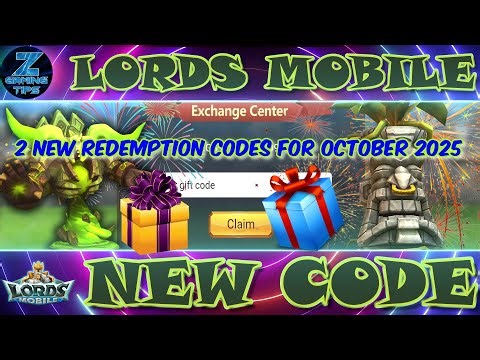 Lords mobile New Redeem Code | Redemption Code October 2025 | Lords Mobile Redemption Code