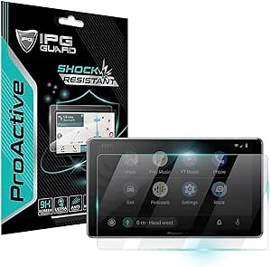 IPG ProActive Made for PIONEER DMH-WT8600NEX 10.1 Inch Display 9H Hardness Screen Protector Nano Ceramic Film Ultra Responsive High Clarity Anti Scratch Smudge Guard for DMHwt8600NEX