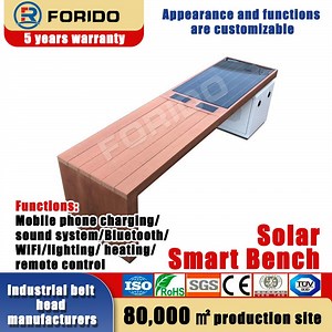 [Hot Item] WiFi Street Park Bench with Phone Charging