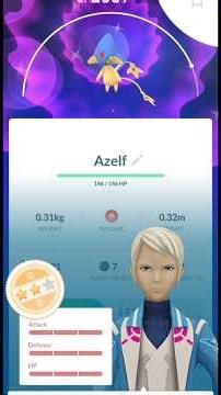 INSANE Luck! Legendary 100 IV + Shiny Azelf Catch in Pokémon GO! #pokemon