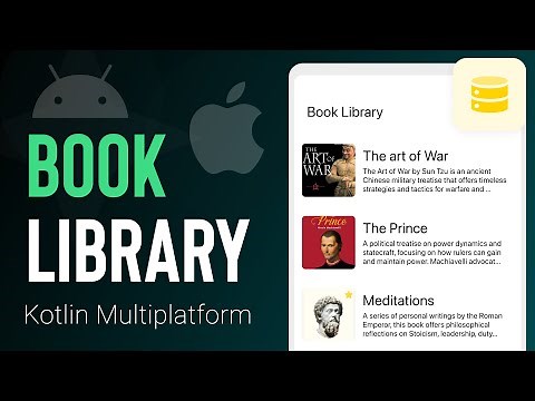 Build a Book Library App for Android & iOS using ROOM KMP (MVVM)