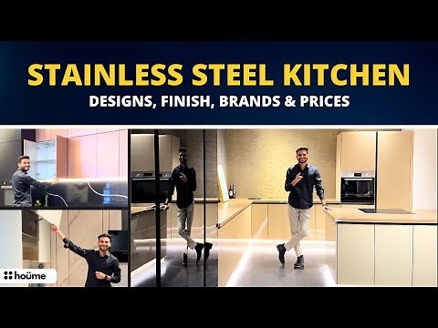 Stainless Steel Kitchen 2024: Pros & Cons, Price, Brands I Modular Kitchen I luxury kitchen design