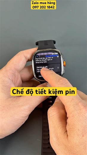 Instructions on how to switch to battery saver mode on an Android watch with a SIM card slot.
