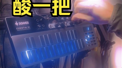 不知道够不够酸。Donner Essential B1 D1 Jam【合成器/鼓机】