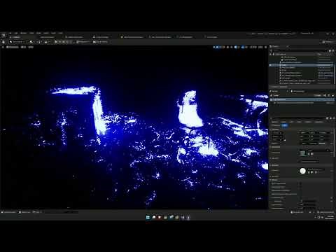 Niagara particles attract and follow dynamic static mesh