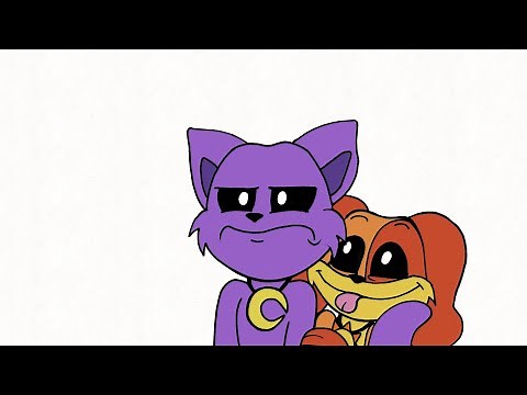 Dogday try to annoying Catnap!! - Smiling Critters Animation meme - Poppy playtime 3