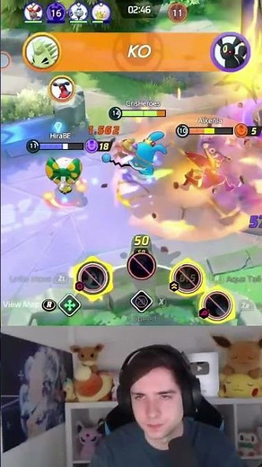 Satisfying AZUMARILL 5 KO Goal Defense | #pokemonunite #pokemon #shorts